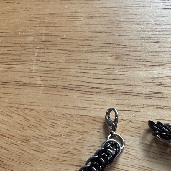 Stainless steel black & silver Chain Bracelet - Picture 5 of 6